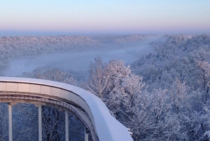 Ryga: przejażdżka bobslejowa i saneczkowa w Siguldzie z transportem z hotelu
