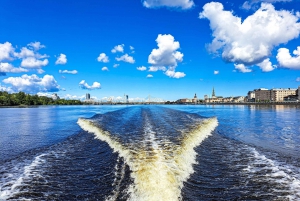 Riga: Private Boat Tour City Canal and Daugava River