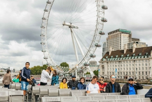 Londres : London Eye, croisière sur la rivière et bus à arrêts multiples