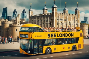 Londra: tour in autobus scoperto di notte per gruppi fino a 10 persone