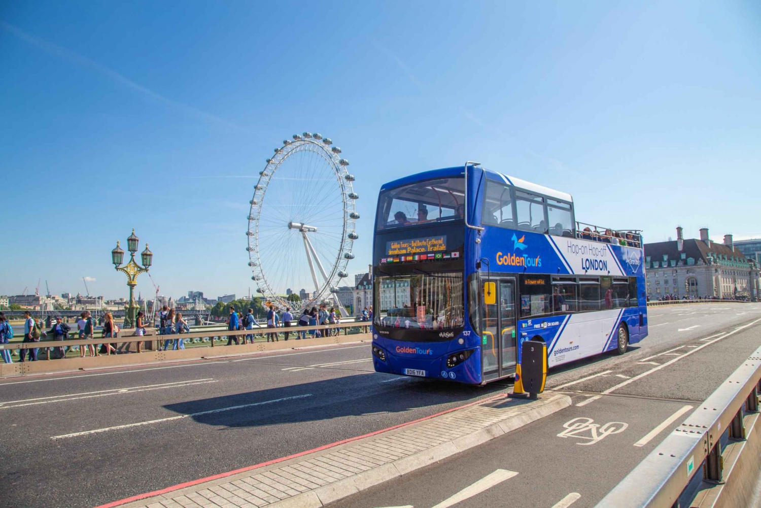 Londres: excursão panorâmica de ônibus panorâmico