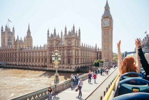 Londres: Tootbus Must-See Hop-On Hop-Off Bus Tour com Cruzeiro