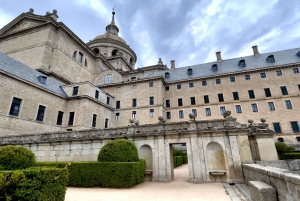 Escorial Monastery and the Valley of the Fallen from Madrid