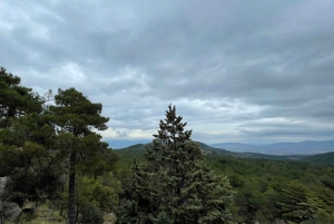 Escorial Monastery and the Valley of the Fallen from Madrid