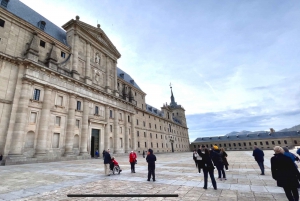 Escorial Monastery and the Valley of the Fallen from Madrid