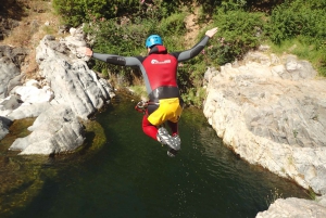 From Marbella: Guadalmina River Guided Canyoning Adventure