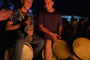 Marrkech: Solnedgång i Agafay-öknen med kamel, middag och show