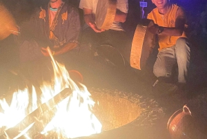 Marrkech: Solnedgång i Agafay-öknen med kamel, middag och show