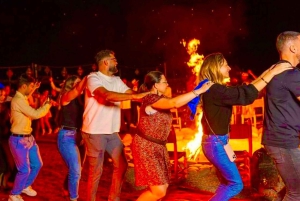 Marrkech: Solnedgång i Agafay-öknen med kamel, middag och show