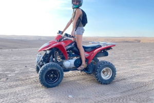 Marrkech: Solnedgång i Agafay-öknen med kamel, middag och show