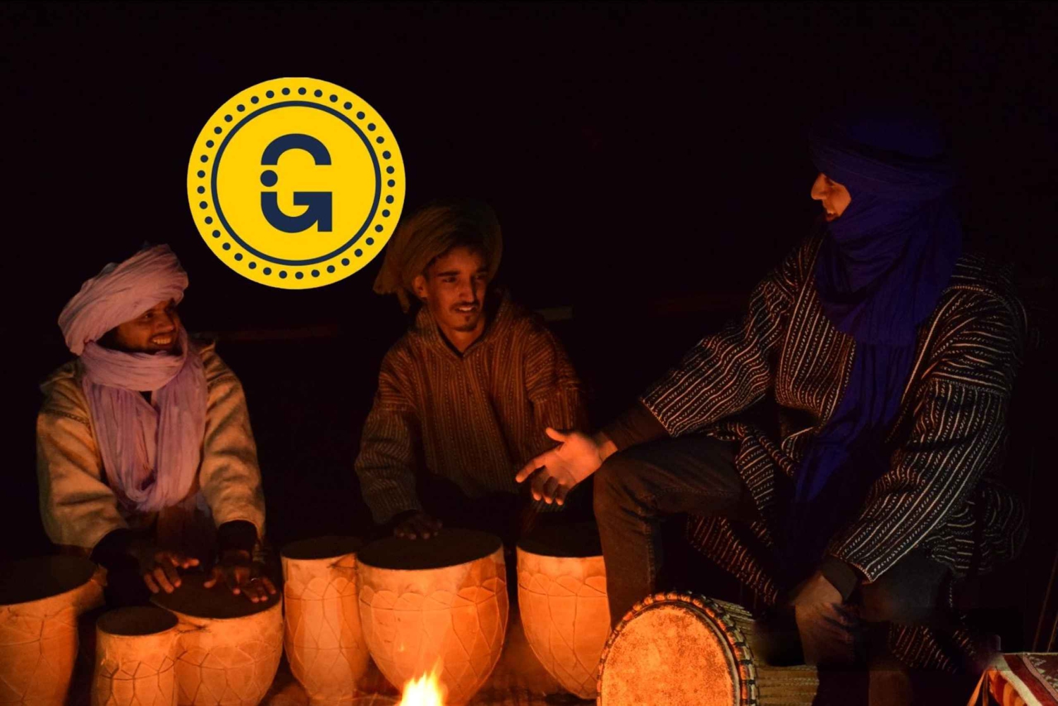 フェズ発：ラクダ乗りとサンドボード付きの 2 日間のサハラ砂漠ツアー