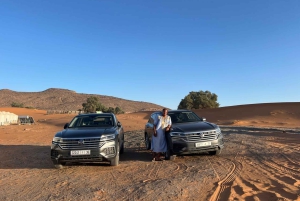 マラケシュ発：3日間のメルズーガ砂漠ツアー（ラクダ乗り体験付き）