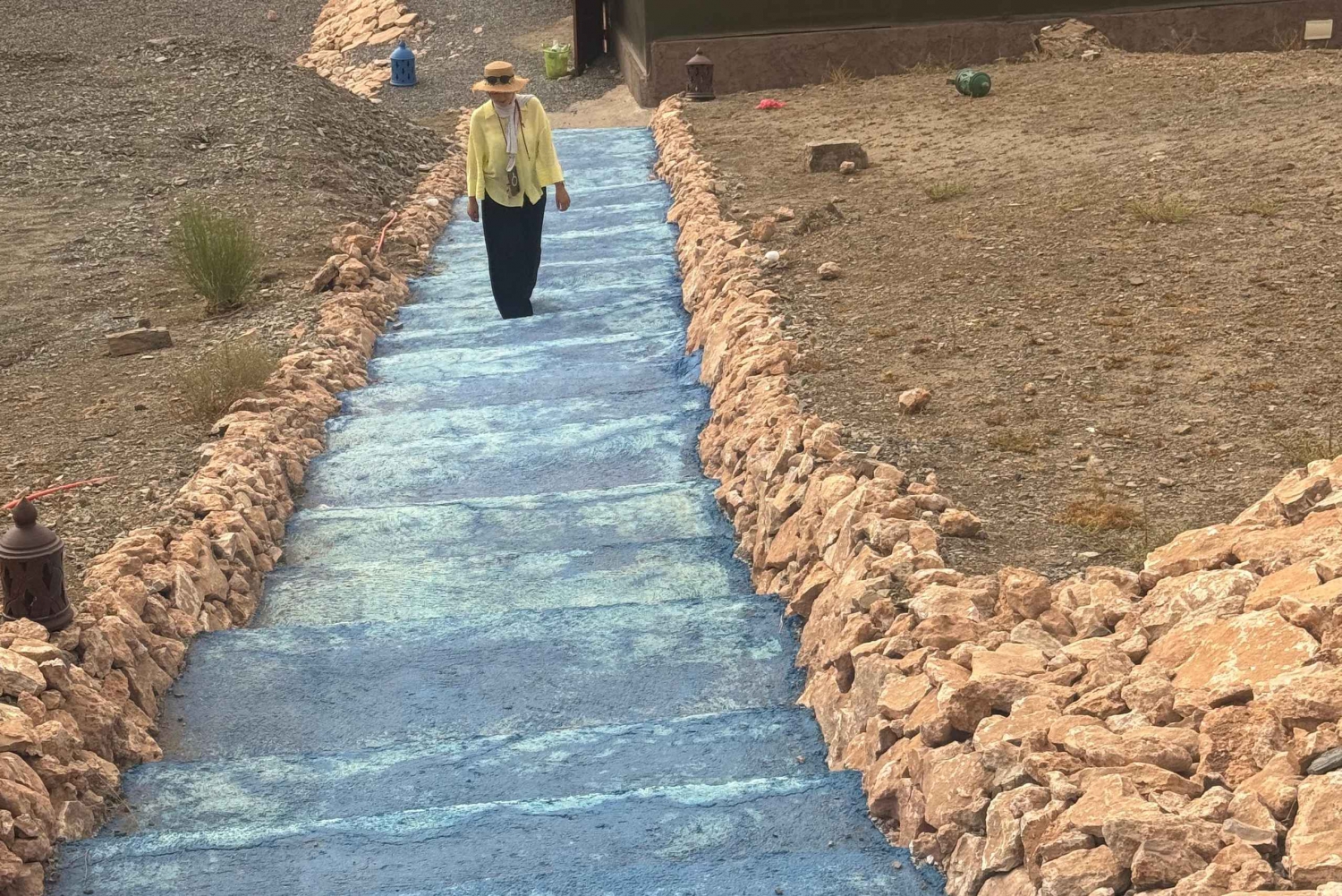 Z Marrakeszu: Agafay Sunset Camel Tour z kolacją i pokazem