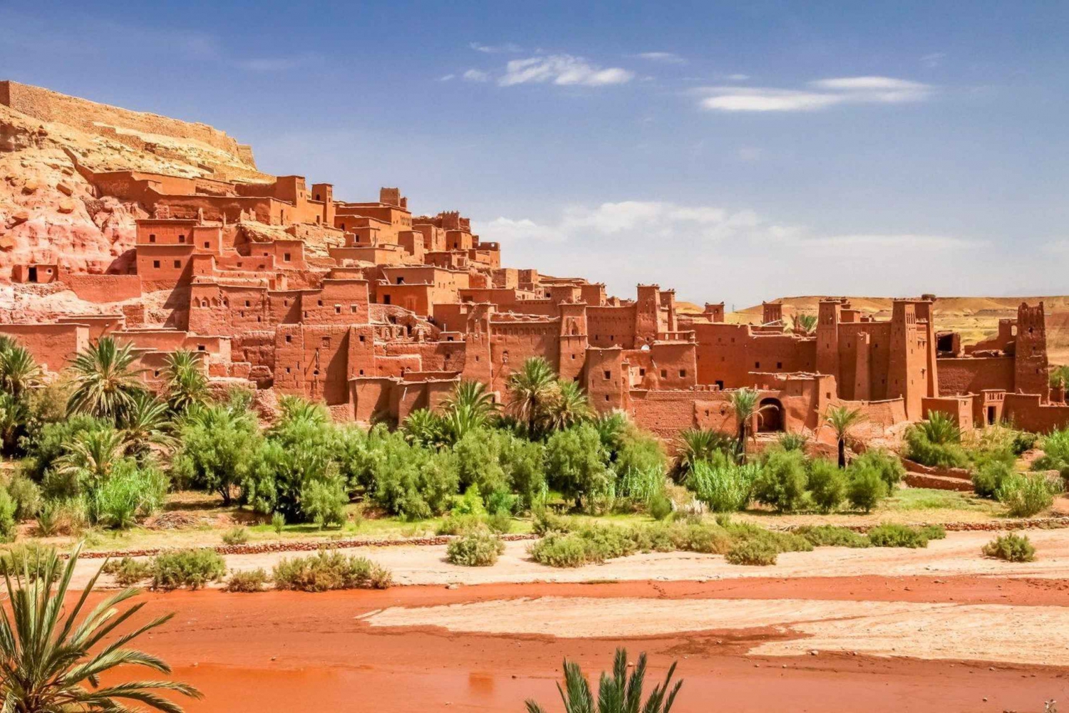 Z Marrakeszu: Kasbah Ait Ben Haddou, Ouarzazate i studia