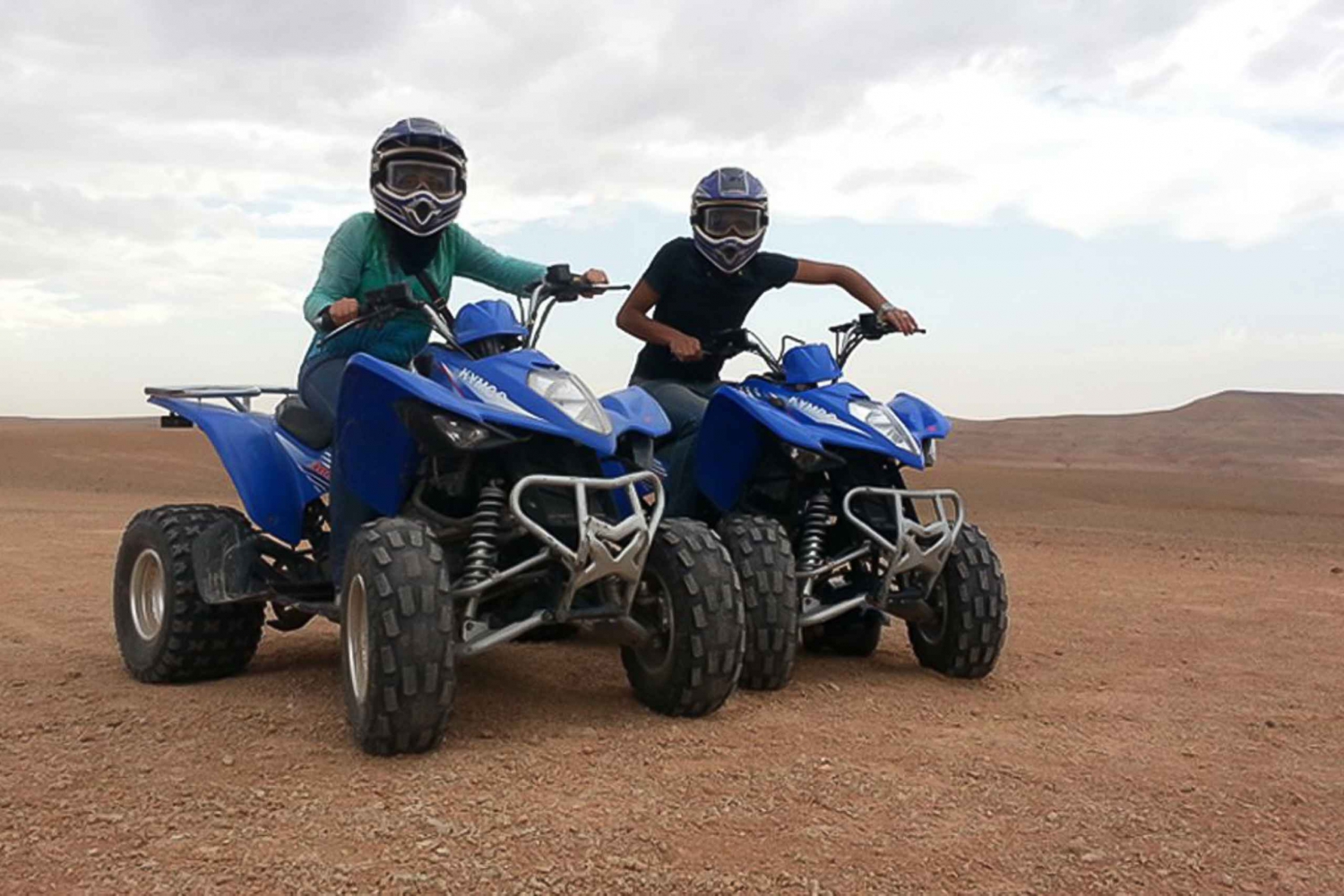 Von Marrakech aus: Geführte Quad Bike Tour in der Agafay Wüste