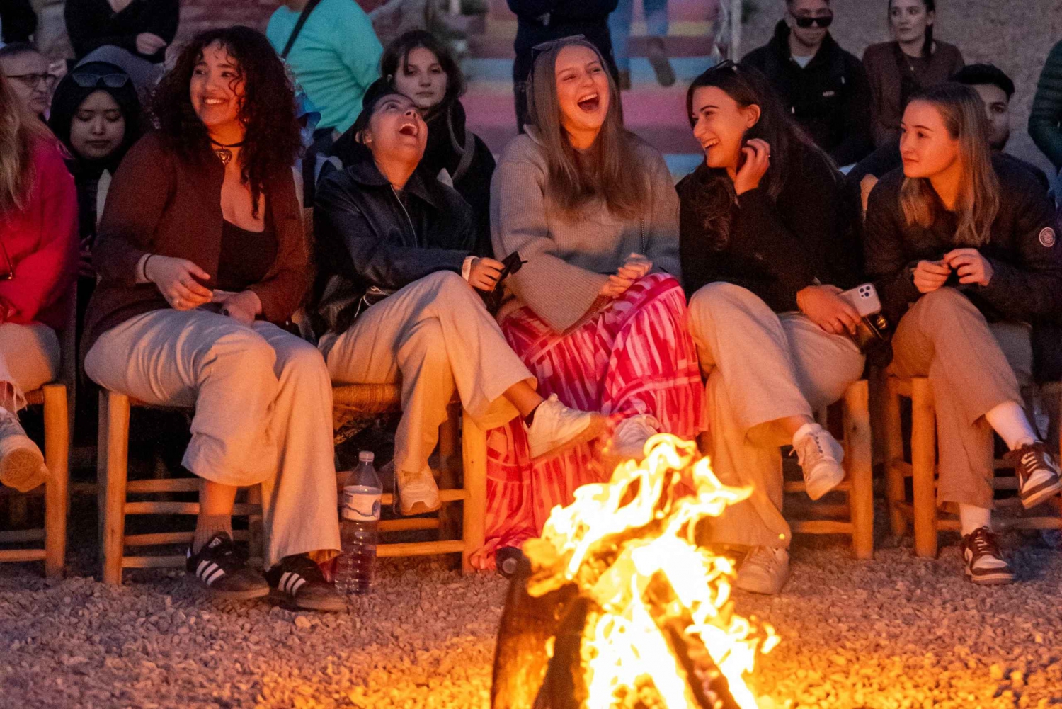 Vanuit Marrakech: Woestijntour bij zonsondergang met kamelenrit & diner