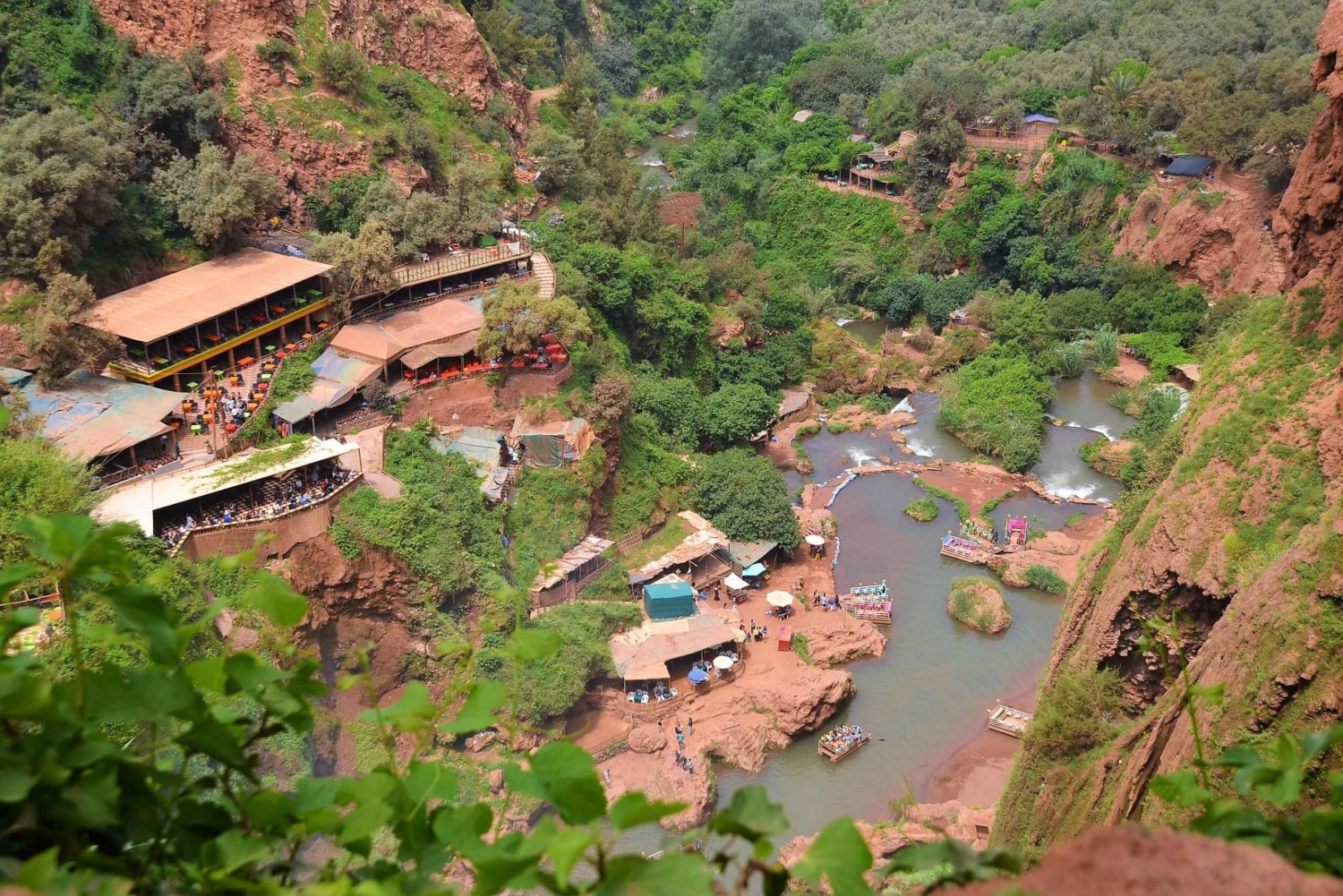 Dagtocht naar de watervallen van Ouzoud en boottocht vanuit Marrakech