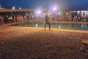 Marrakech: Kamelenrit in Agafay, dinershow en toegang tot het zwembad