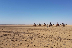 Marrakesh: kamelenrit, diner en vuurshow in de Agafay-woestijn