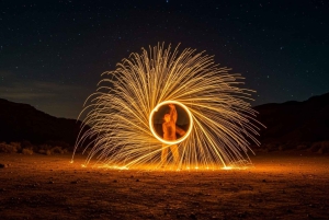 Marrakesh: kamelenrit, diner en vuurshow in de Agafay-woestijn