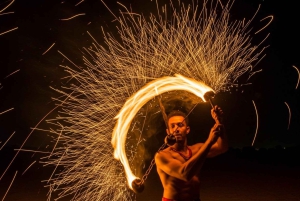 Marrakesh: kamelenrit, diner en vuurshow in de Agafay-woestijn