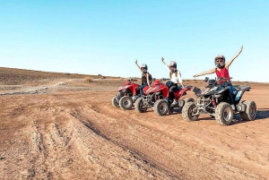 Marrakech: tour en quad por el desierto de Agafay, paseo en camello, cena y espectáculo.