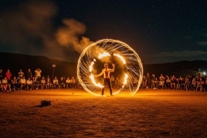 マラケシュ：アガファイ砂漠で四輪バギー＆夕暮れどきのラクダ乗り、ディナーショー