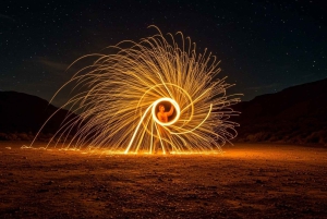 マラケシュ：アガファイ砂漠で四輪バギー＆夕暮れどきのラクダ乗り、ディナーショー