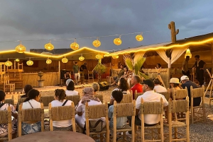 マラケシュ：アガファイ砂漠で四輪バギー＆夕暮れどきのラクダ乗り、ディナーショー