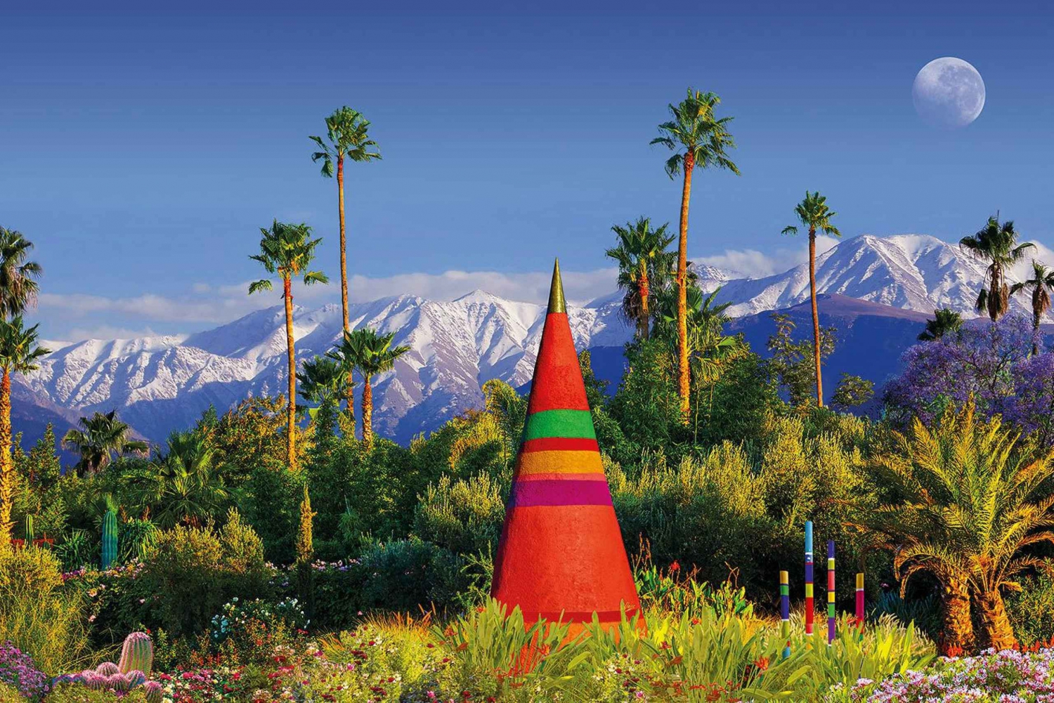 Marrakech: Hellerin ANIMA-puutarhalippu.