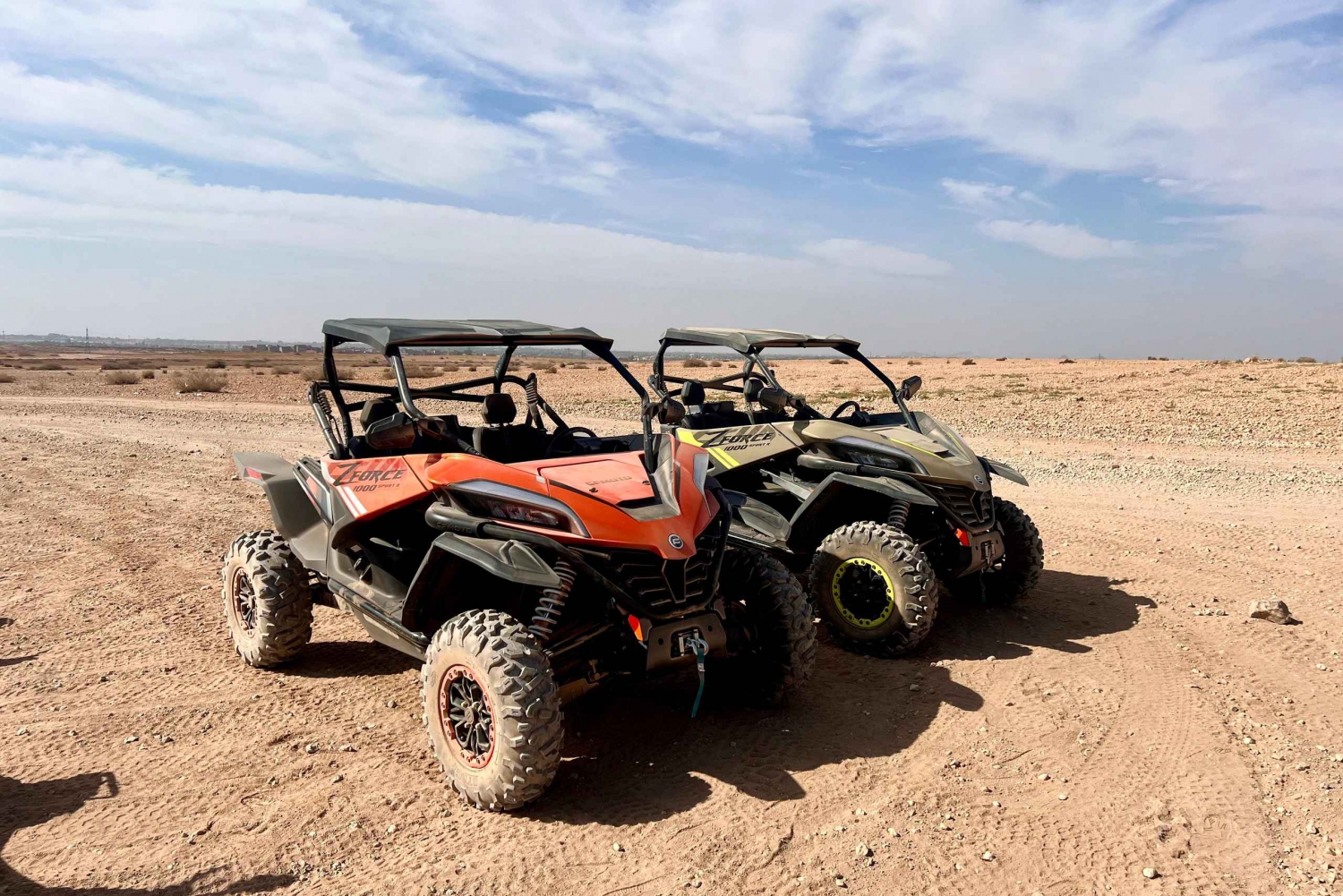 Marrakech : buggy excursie bij zonsondergang met theepauze