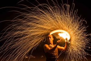 Marrakesh: kamelenrit, diner en vuurshow in de Agafay-woestijn