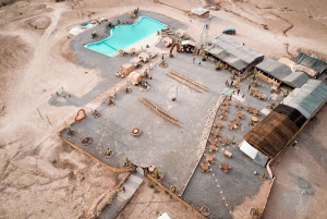 Marrakesh: kamelenrit, diner en vuurshow in de Agafay-woestijn