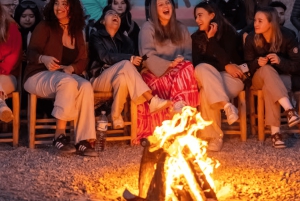 Marraquexe: passeio de camelo, jantar e espetáculo de fogo em Agafay