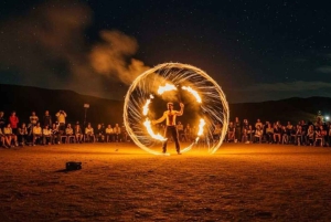 Marraquexe: passeio de camelo, jantar e espetáculo de fogo em Agafay