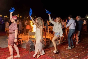 Marraquexe: passeio de camelo, jantar e espetáculo de fogo em Agafay