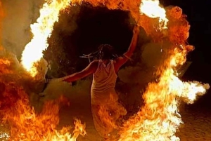 Marraquexe: passeio de camelo, jantar e espetáculo de fogo em Agafay