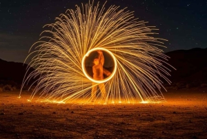 Marraquexe: passeio de camelo, jantar e espetáculo de fogo em Agafay