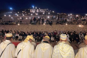 Marraquexe: passeio de camelo, jantar e espetáculo de fogo em Agafay