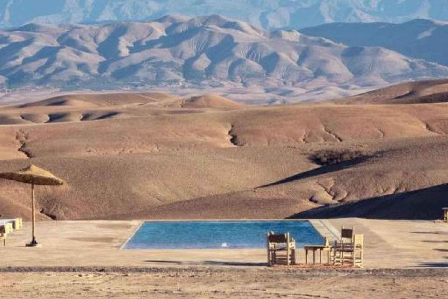 Pranzo e nuoto Giro in cammello e quad in Agayaf