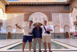 Marrakech: Ben Youssef, salainen puutarha ja medina -opastettu kierros