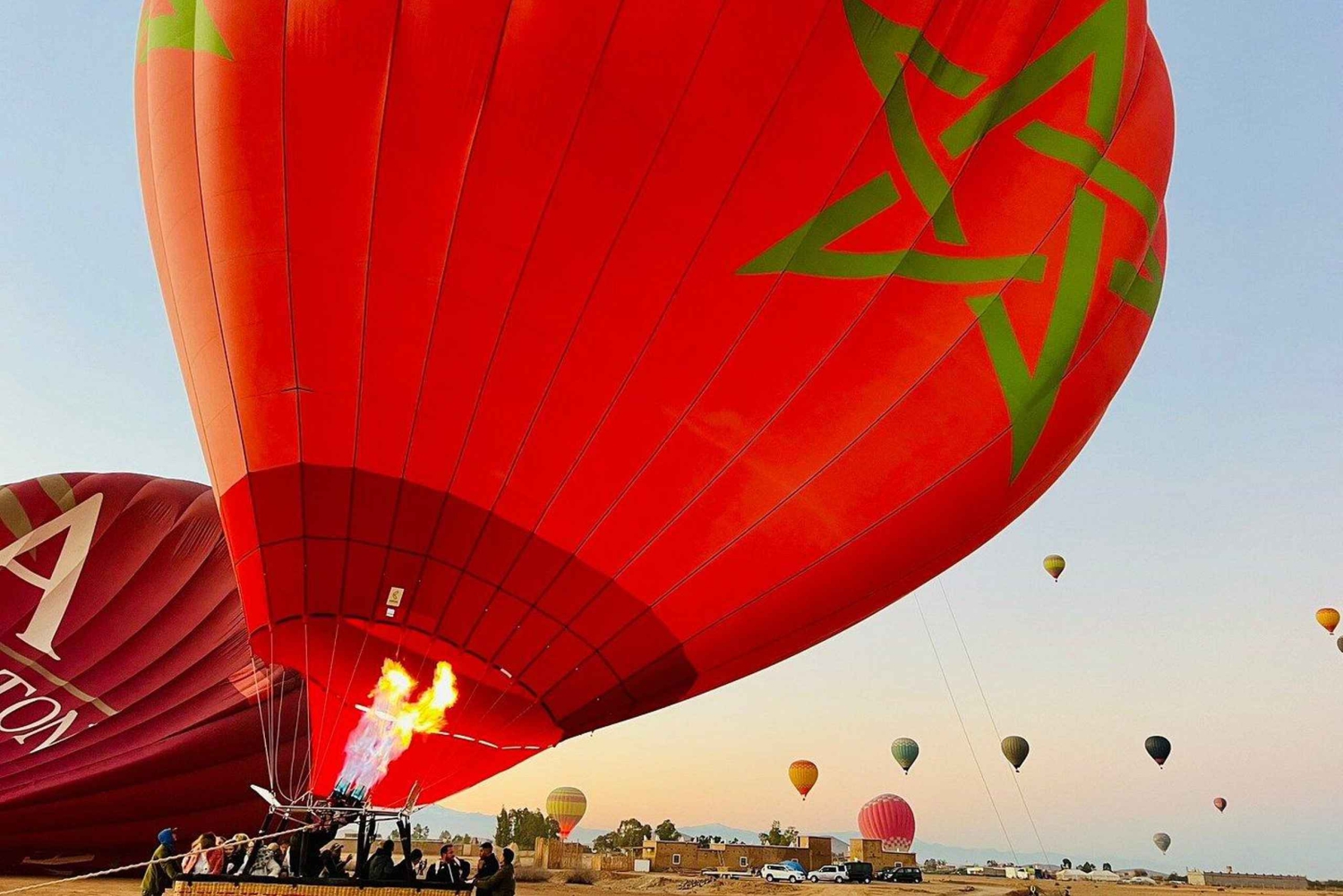 Marrakech: ballonvaart met ontbijt en transfer
