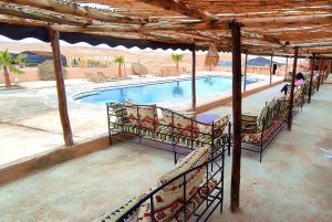 Dagtour en overnachting in de woestijn met dinershow en kamelenrit