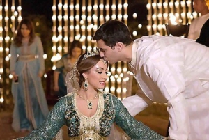 Marrakesh: Agafay-ørkenen – firhjuling og middagsshow ved solnedgang