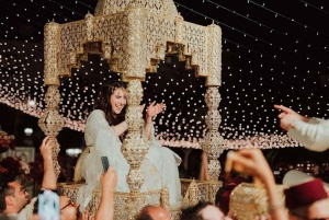 Marrakesh: Agafay-ørkenen – firhjuling og middagsshow ved solnedgang