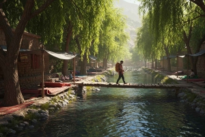 Marrakech : randonnée dans l'Atlas et les vallées, cascade et déjeuner