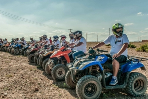 Marrakech: Quadbike in the Desert of Jbilat and Palm Grove