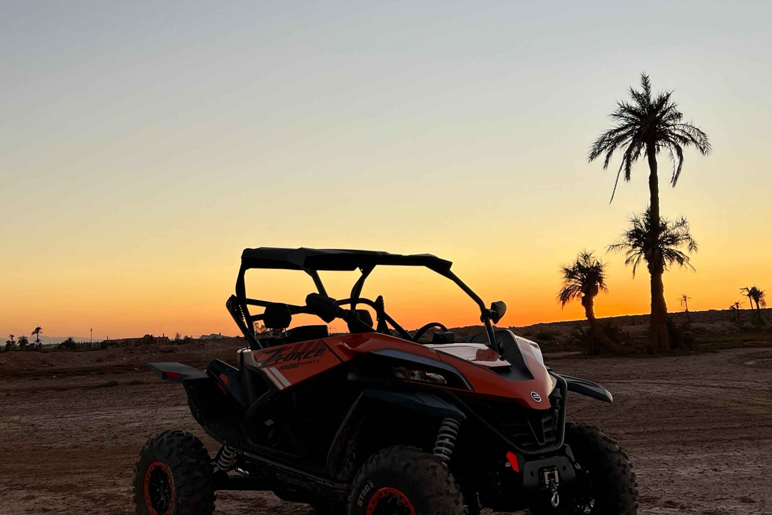 Marrakech : Excursion en buggy dans la palmeraie au coucher du soleil