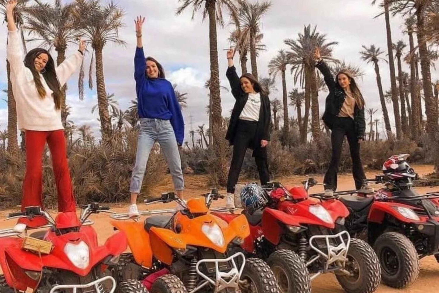 Marrakech: Fyrhjulingstur i sanddynerna och palmlunden med te