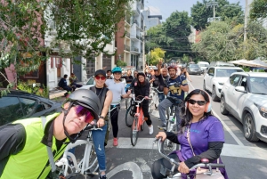 PASEO EN BICICLETA POR ICONICOS SITIOS DE LA CDMX / DESAYUNO Y CERVEZA